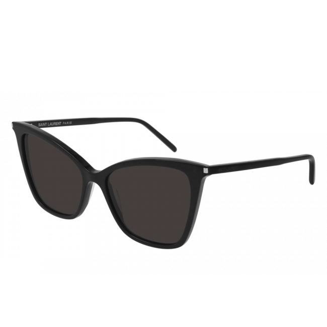 Occhiali da sole uomo donna Leziff M1863 Argento-Nero