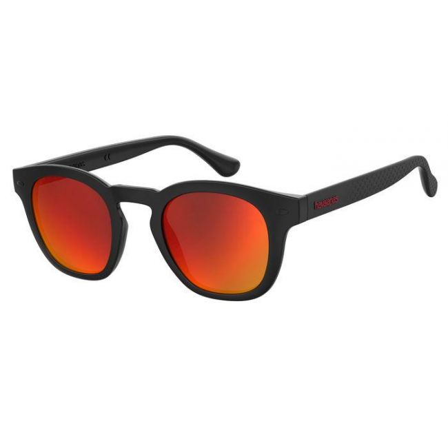Occhiali da sole uomo donna 9FIVE 50-50 Flip-Up Gold Round