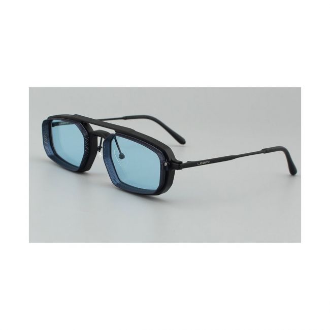 Occhiali da sole uomo donna Leziff Iwaki Nero-Nero