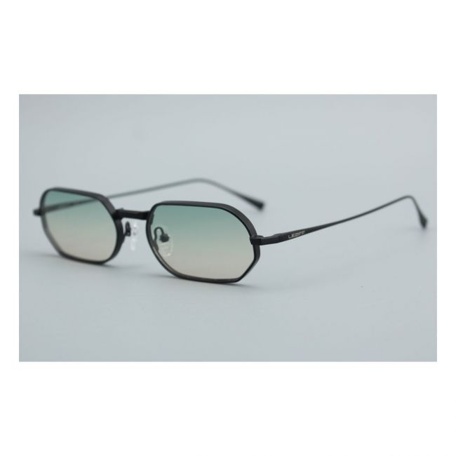 Men's Sunglasses Woman Leziff Caracas Black-Black Satin