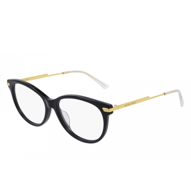 Men's eyeglasses woman Leziff Montana Blue Control-Black Satin